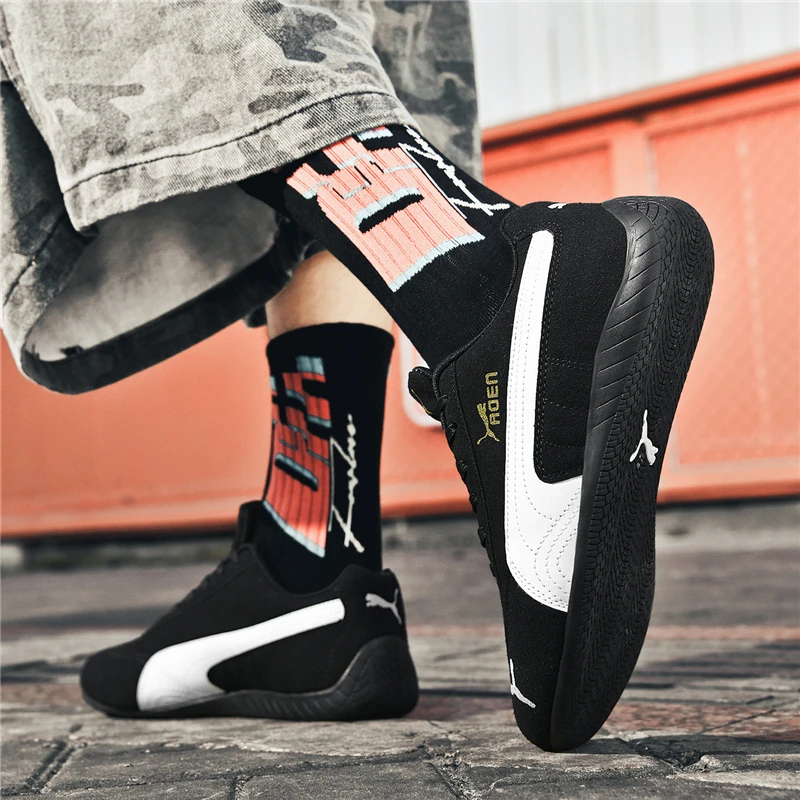 The genuine leather lightweight soft-soled Forrest Gump sneakers are fashionable and versatile low-top sports and casual shoes 3