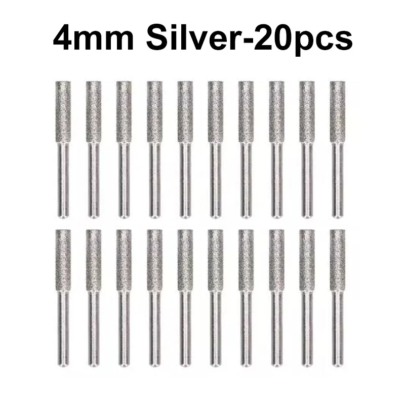 20 шт. Обертовий напилок для ланцюгової пилки з алмазним покриттям. Набір абразивних інструментів для заточування.