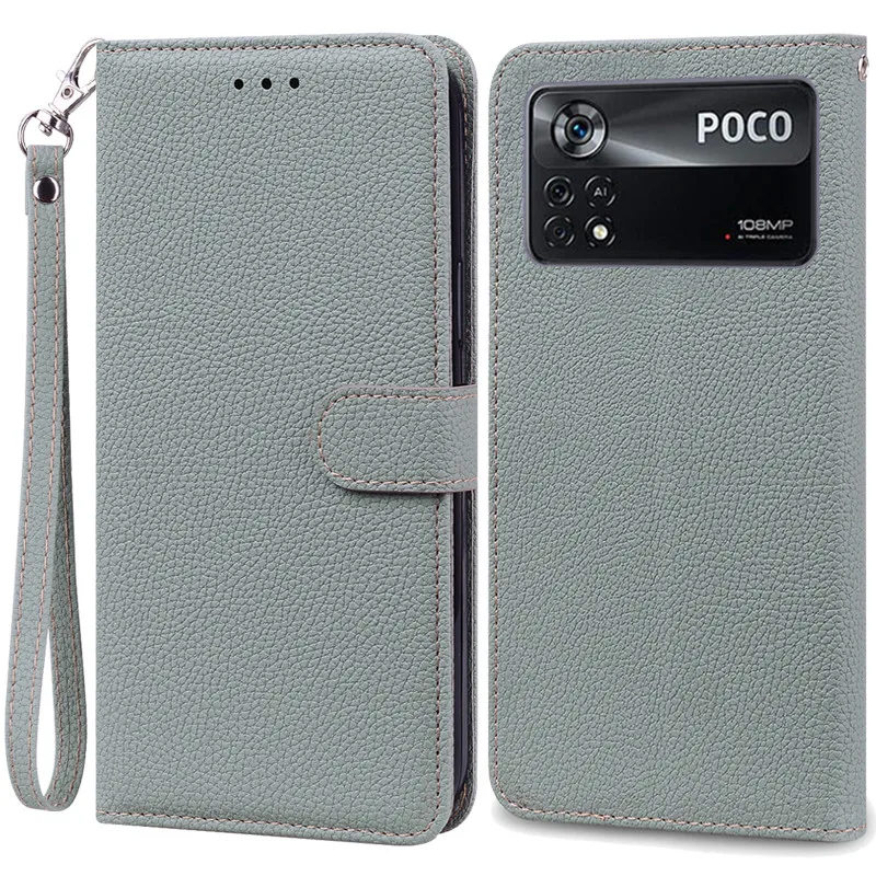 Elegant Leather Flip Wallet Cover - Premium Protection and Style
