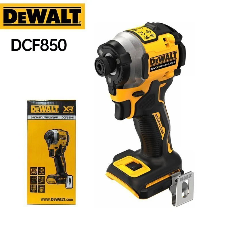 semester Få kontrol bagagerum DEWALT DCF850 Cordless Electric Screwdriver Brushless Portable Large Torque  Drilling Holes For Screws Electric Impact Wrench