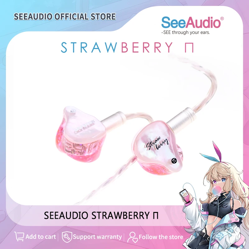 SeeAudio Strawberry π SeeAudio Strawberry π 6BA Drivers In-Ear Earphone