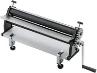 Roller Machine with Hand Crank - Pasta Maker, Dough Features Non-Stick Rollers with Thickness Co 1