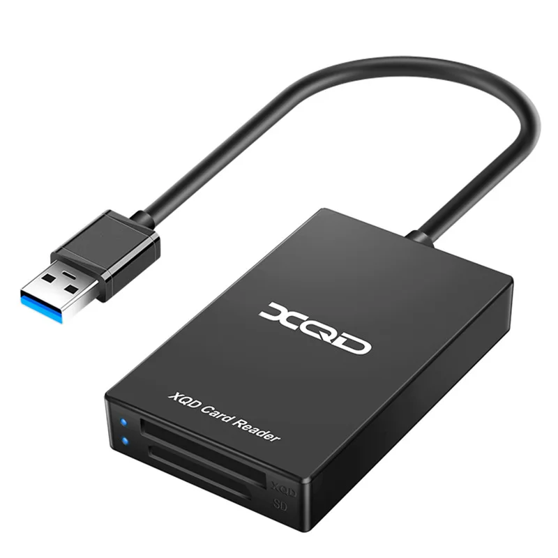 6 in 1 XQD Card Reader, 10Gbps Multi XQD Reader for Sony G/M Series, Lexar 2933x/1400x USB Mark XQD Card/CF/XD/MS/TF/SD Reader, USB C USB 3.0 Memory Card Reader for Windows/Mac OS/Linux/Android