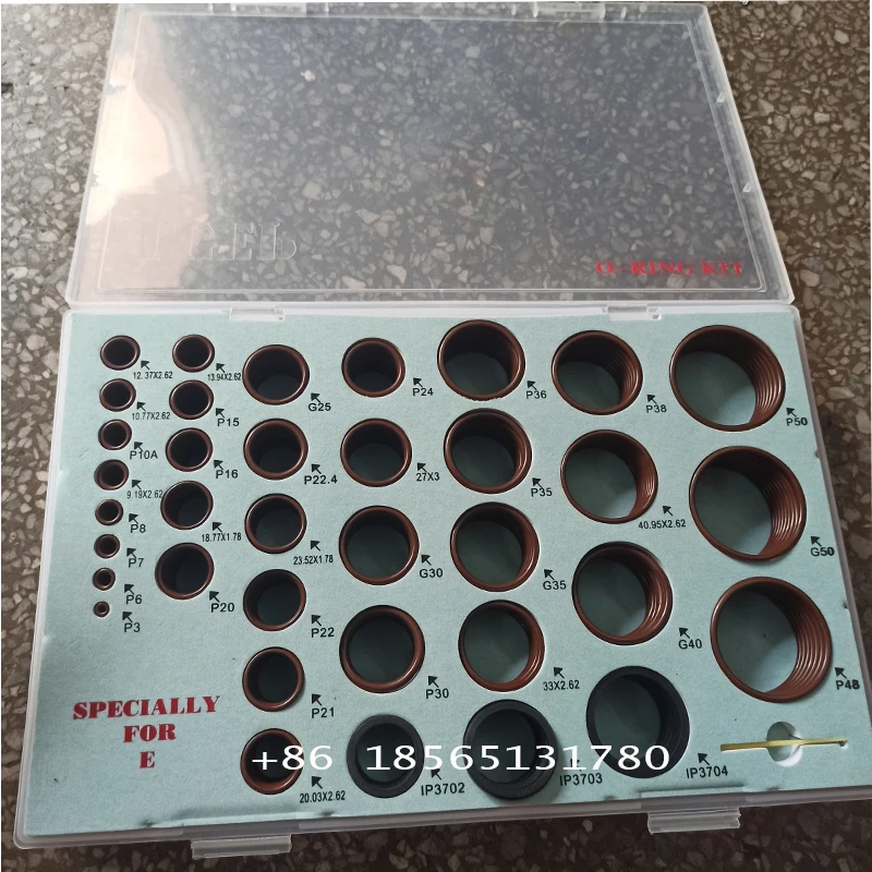 O Ring Seal Set NBR O-Ring repair kit Rubber Oil Seal Repair Kit O-rings Nitrile Washer Rubber Oring Set for cat Doosan Komatsu Hitachi o ring seal set,rubber seal ring