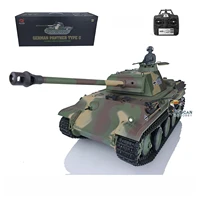 2.4G Heng Long 1/16 Scale RC Tank 7.0 Plastic 3879 German Panther G RTR Model  For GiftsTH17485-SMT4 1