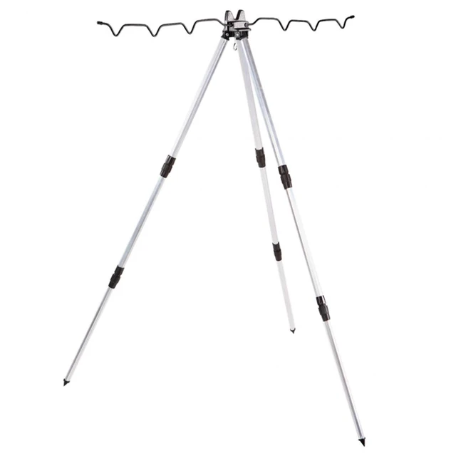Fishing Rod Holder Triangle Support Mount Telescopic Aluminum Alloy 2  Section Stretch Portable Outdoor Sea Fishing Tripod - AliExpress