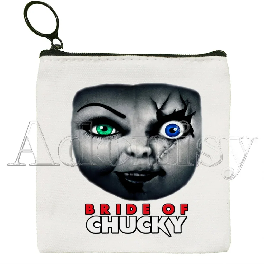 Chucky Canvas Coin Purse Coin Purse Collection Canvas Bag Small Wallet Zipper Key Bag Hand Gift