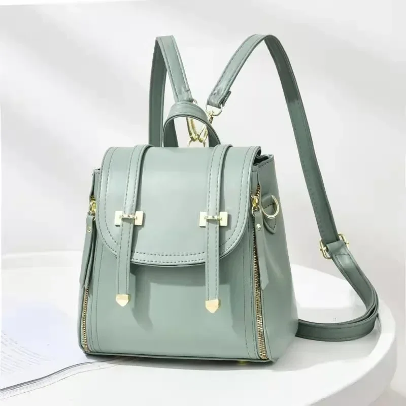 

Backpack Small Capacity Package Big Women Backpack Fashion Travel Handbags Female Female Leather Soft New Leisure 2023