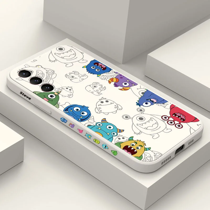 Monsters Assemble Phone Case For Samsung Galaxy S22 S21 S20 Ultra Plus FE S10 S9 S10e Note 20 ultra 10 9 Plus Cover