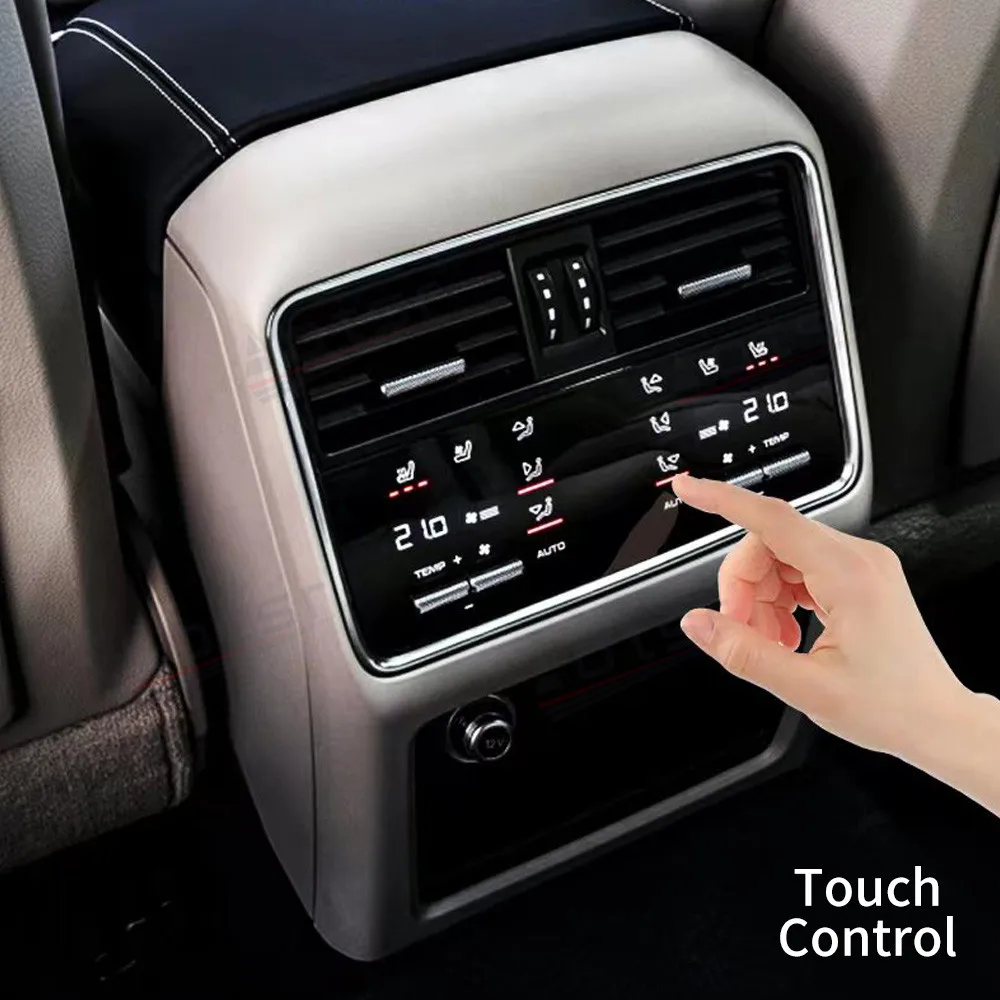 

Car Rear Seat Air Climate Board AC Panel For Porsche Cayenne 2018-2022 Air Touch LCD Screen Condition Control Accessories Part