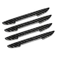 4/8pcs Car Door Protective Sticker Strip Carbon Fiber Look Anti-Collision  Protector Car Door Edg Scratch-resistant Stickers 6