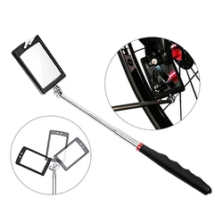 Telescoping LED Lighted Flexible Inspection Mirror 360 Rotation Mechanic Inspection Mirror Telescopic Handle Repairing Tools