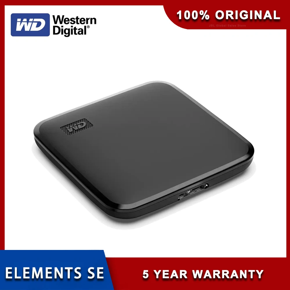 WD Elements SE 2TB 1TB 480GB Portable Solid State Drive External