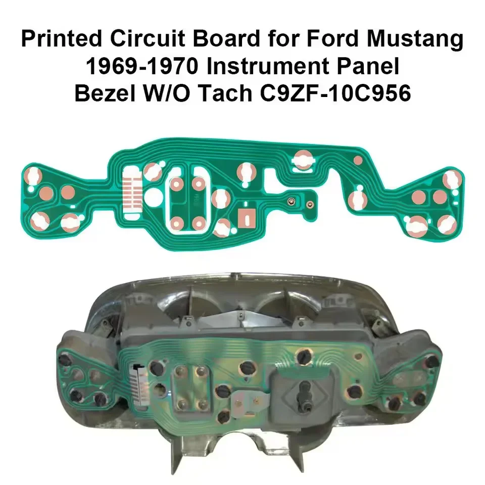 Placa de Circuito Impreso para el Panel de Instrumentos del Ford Mustang, Bisel sin Tacómetro, Sin Tacómetro de Fábrica 1