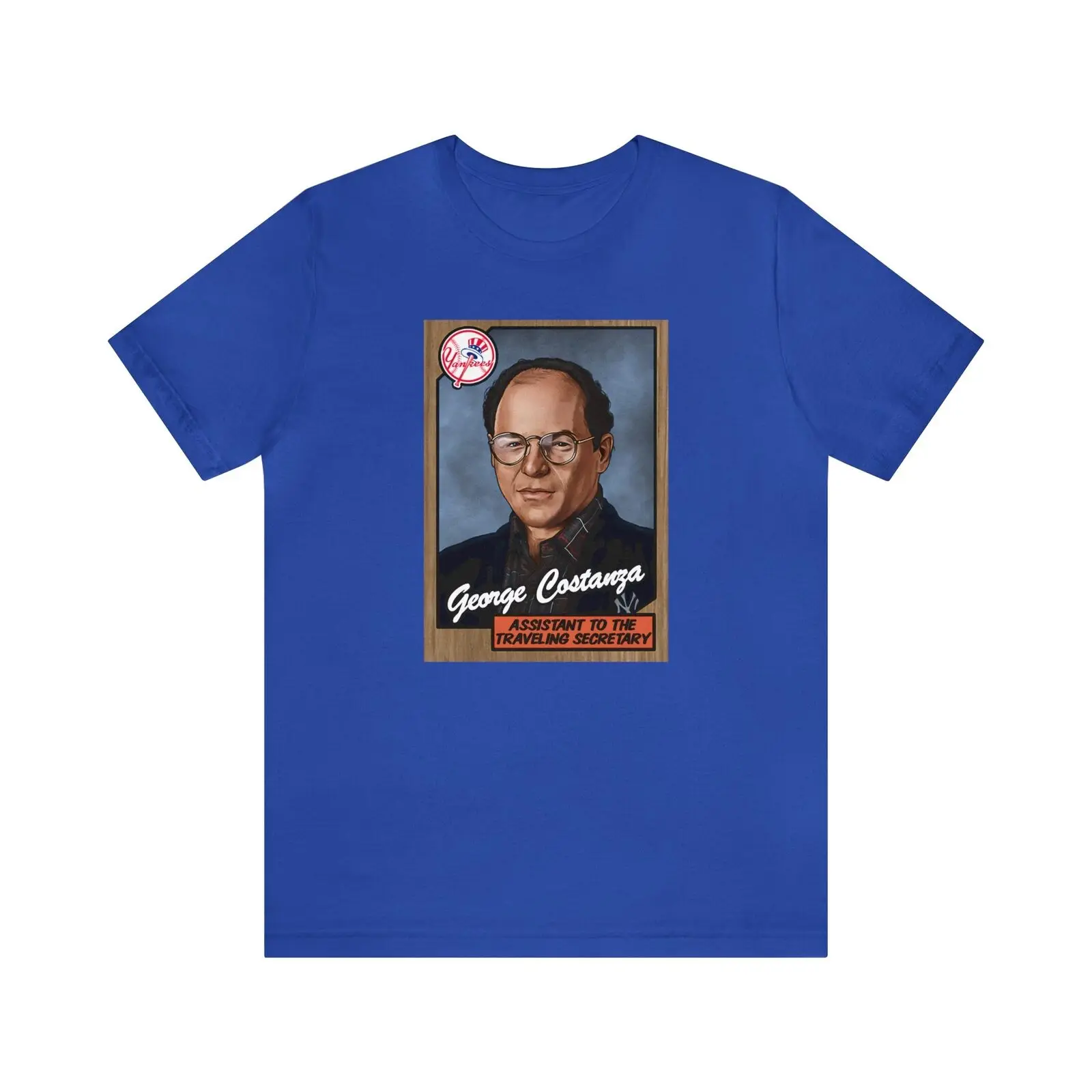 George Costanza Yankees Topps Card Seinfeld Tv Sitcom Premium Blend T-Shirt