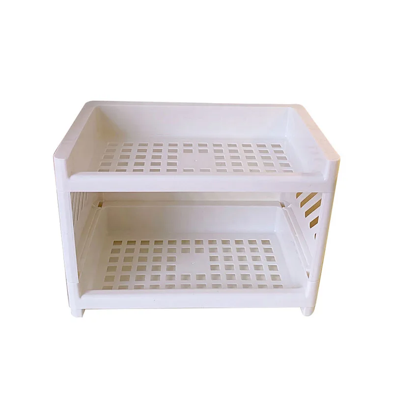 Stationery Organizer Double Fold Storage Shelf Desktop Storage Desk Accessories Organizers Office School Supplies