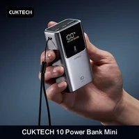 CUKTECH 10 Power Bank Mini 10000mAh PB1055 55W MAX 2-Port Output Portable Charger For iPhone 16 Xiaomi 15 Huawei 1