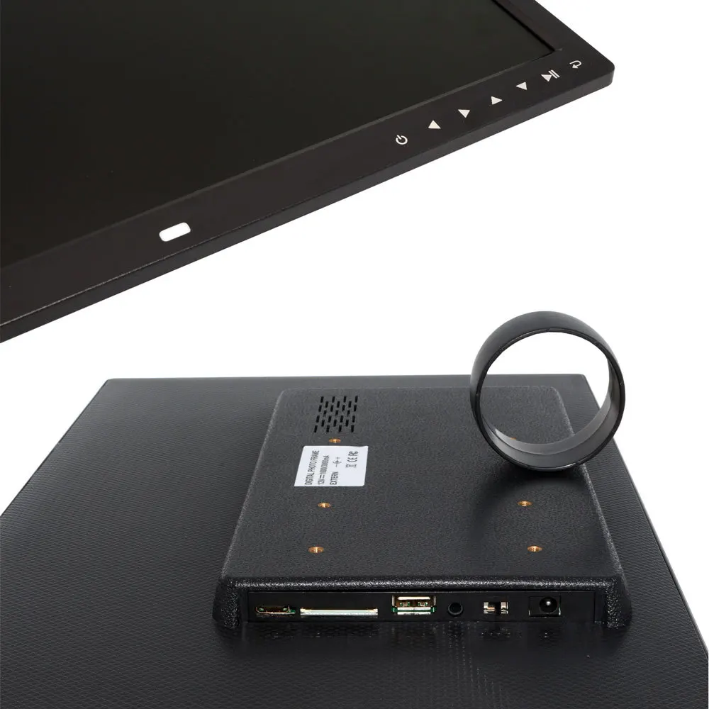 17 inch Screen Touch Button Digital Photo Frame LED Backlight 1080P HD Electronic Album HD Wall Mount Display Video Advertising view 5