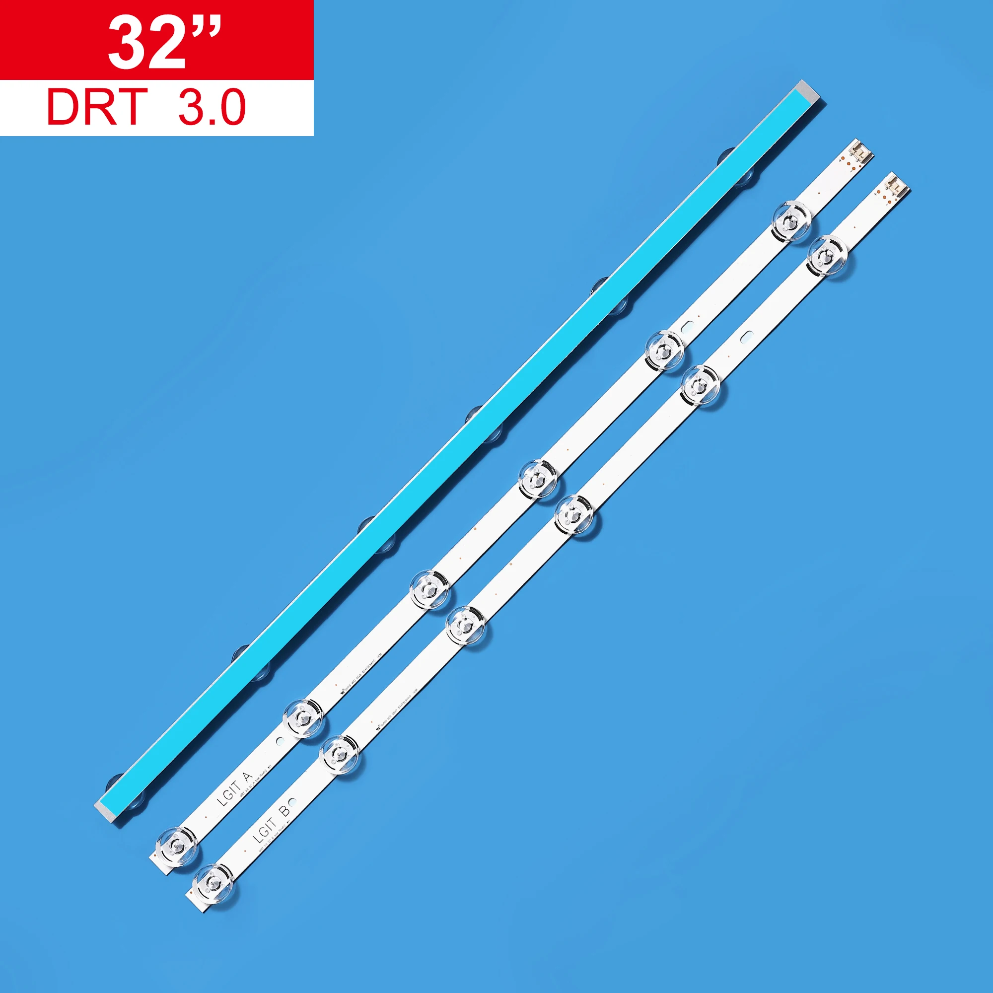 3 PCS 6 LED Strip 590MM for 32LB5800 32LF560V 32LB580V 32LB572V 32LB650V Innotek DRT 3.0 32 6916L-1974A 32inch 32MB25VQ LED Backlight