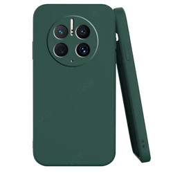 Enhanced Shockproof TPU Soft Back Bumper Armor Case Cover for Mate 50 (Black Green)