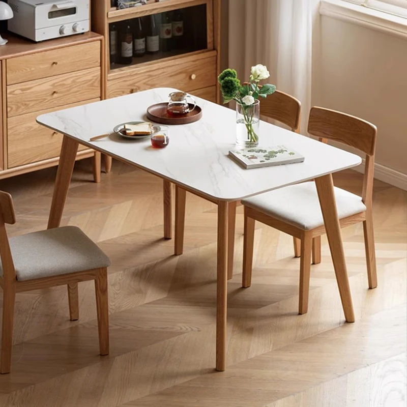 

Белый обеденный стол для ресторана, Новый классический современный роскошный кухонный обеденный стол, выдвижные столы, домашняя мебель