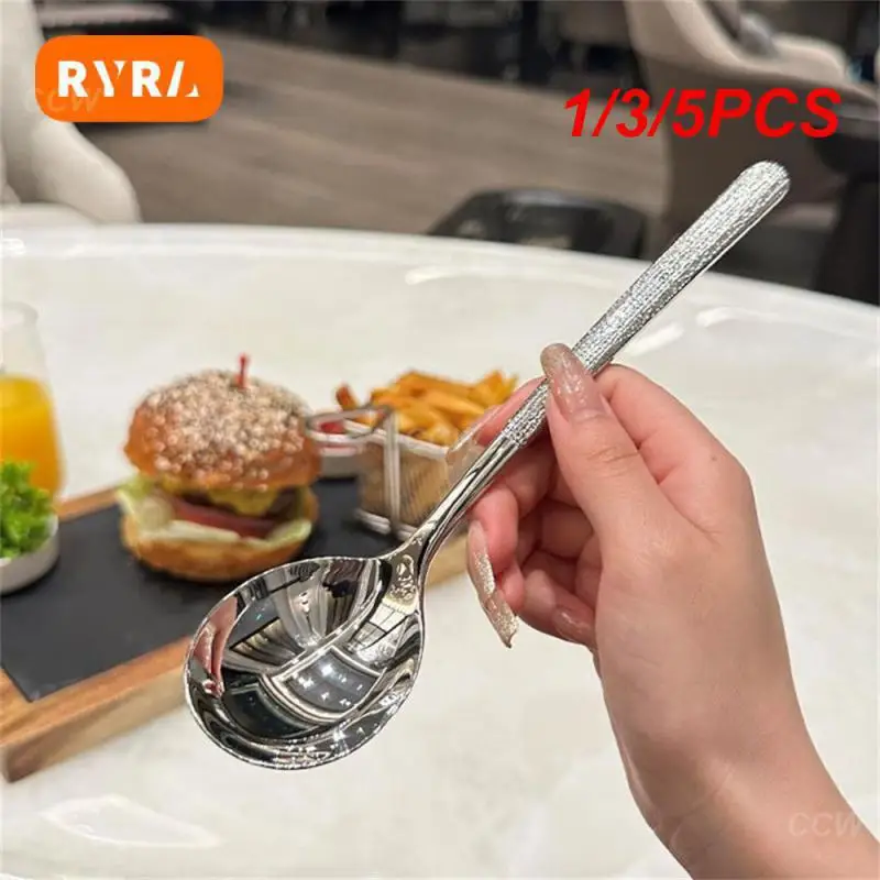 

1/3/5 шт. ложка для мороженого с длинной ручкой из нержавеющей стали 304 уникальный дизайн высококачественные материалы кухонные инструменты длинная ложка