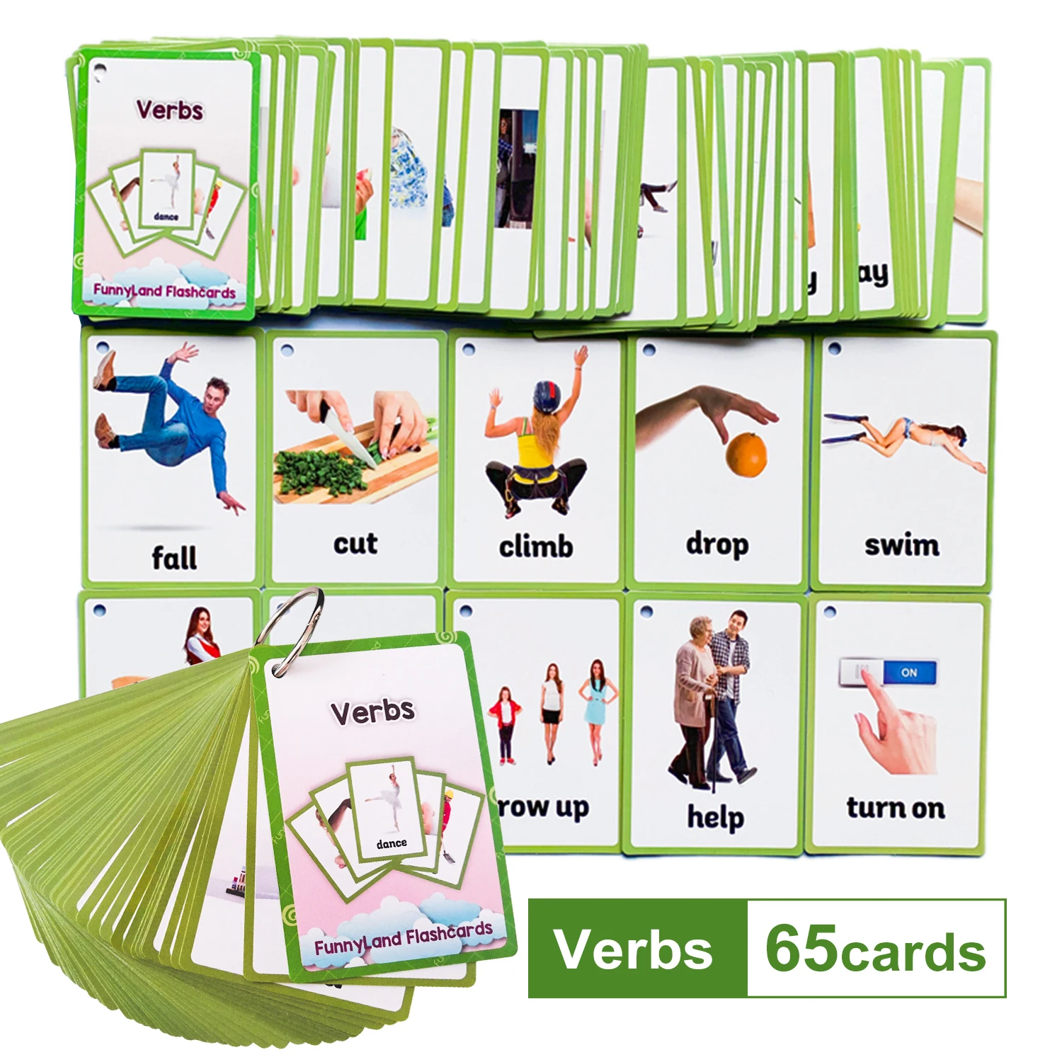 

Kids Montessori Baby Learn English Word Card Flashcards Cognitive Educational Toys Picture Memorise Games Gifts for Children