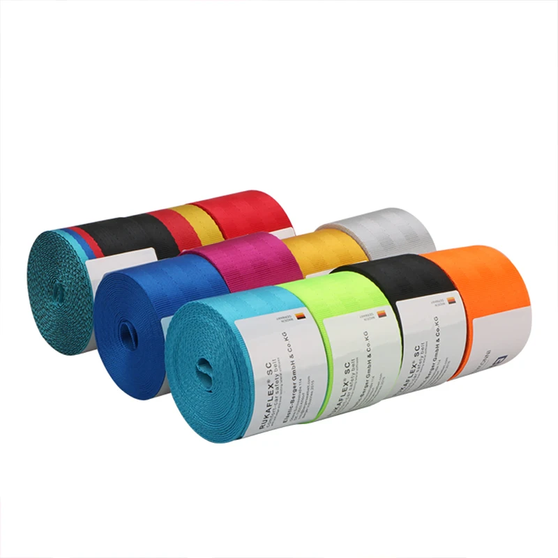 Seat Belt Webbing Seat Belts Auto 3.6 Meters Universal Strengthen Seat Belt Webbing Fabric Racing Car Modified Seat Safety Belts Harness Straps