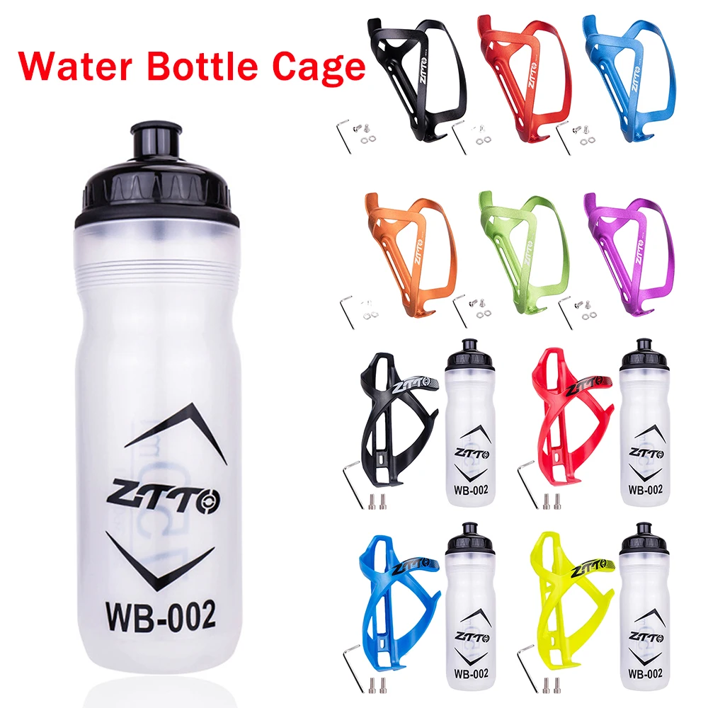 Bicycle Water Bottle Cage Bicycle Bottle Holder Water Bottle Holder ZTTO W316 MTB Aluminum Alloy Bicycle Water Bottle Cage Ultralight For Mountain Road Bike Cycling Bottle Holder Accessories