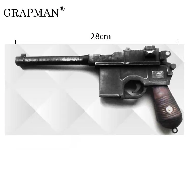 1:1 C96 Shell Gun Paper Model Weapon Firearms 3D Hand-made Drawings Military Paper Puzzle