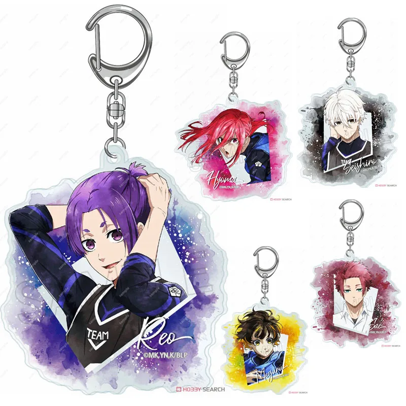 AnimeBLUELOCKKeychainAnimationBluePrisonAcrylicCharacterIsagi