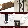 2 Pack Narrow Sofa Table with Charging Station, 39.4" L X 5.9" W X 29" H, Skinny Console Table, Long Entryway Table, Hallway 6