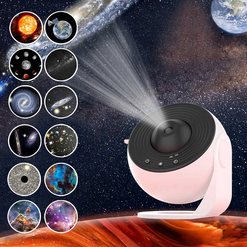 Lampada Ambientale Galaxy Projector Star Projector 360 ° Rotante Luce Ideale Per Regali Per Camera Da Letto E Bambini