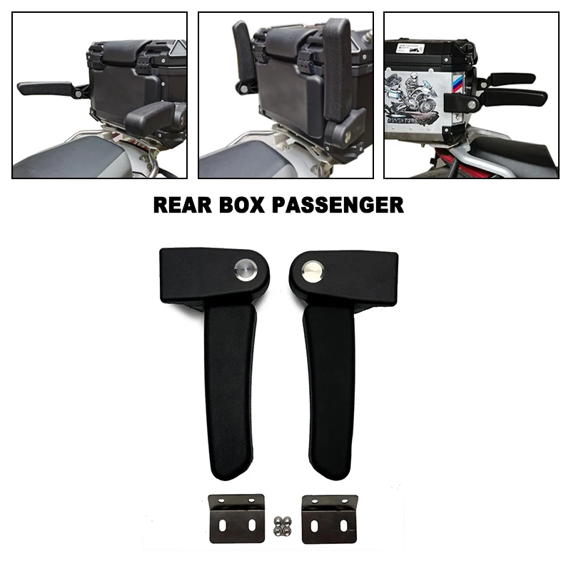 Motorcycle Rear Box Passenger Armrest