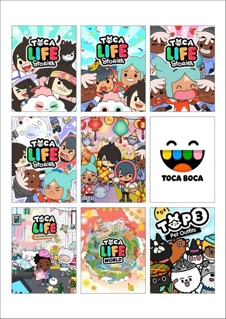 toca boca and gacha life | Greeting Card