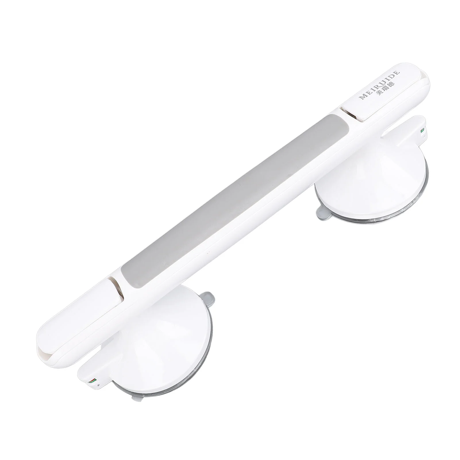 Shower Grab Bar for Seniors Elderly Non Slip Suction Cup Water Resistant Handicap Shower Safety Bar with Luminous Strip Gray 4