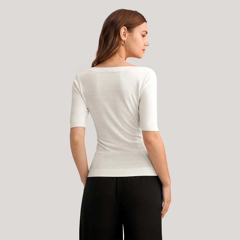 Рисунок 2 - Женская шелковая трикотажная футболка LILYSILK