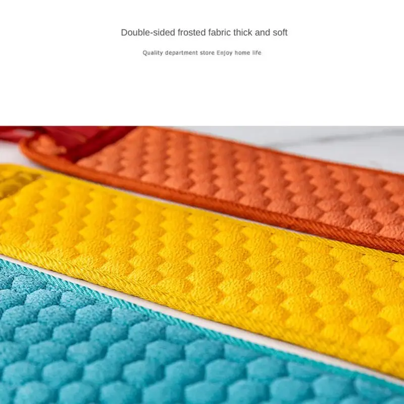 Exfoliating Shower Scrubber Shower Back Scrubber Bath Belt Towel Ball Glove Deep Mud Clean Korean Body Washcloth Japanese Rear Scrub Pull Strap