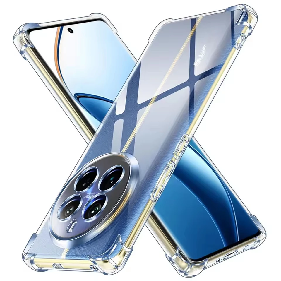 Shockproof Clear Silicone Phone Case with Airbag Protection