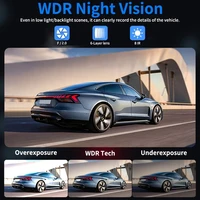 4Lens 360° Dash cam Voice 1080P Video Recorder Car DVR Recording camera Front left right Rear View Auto 4ch dashcam 24H Parking - Image 5