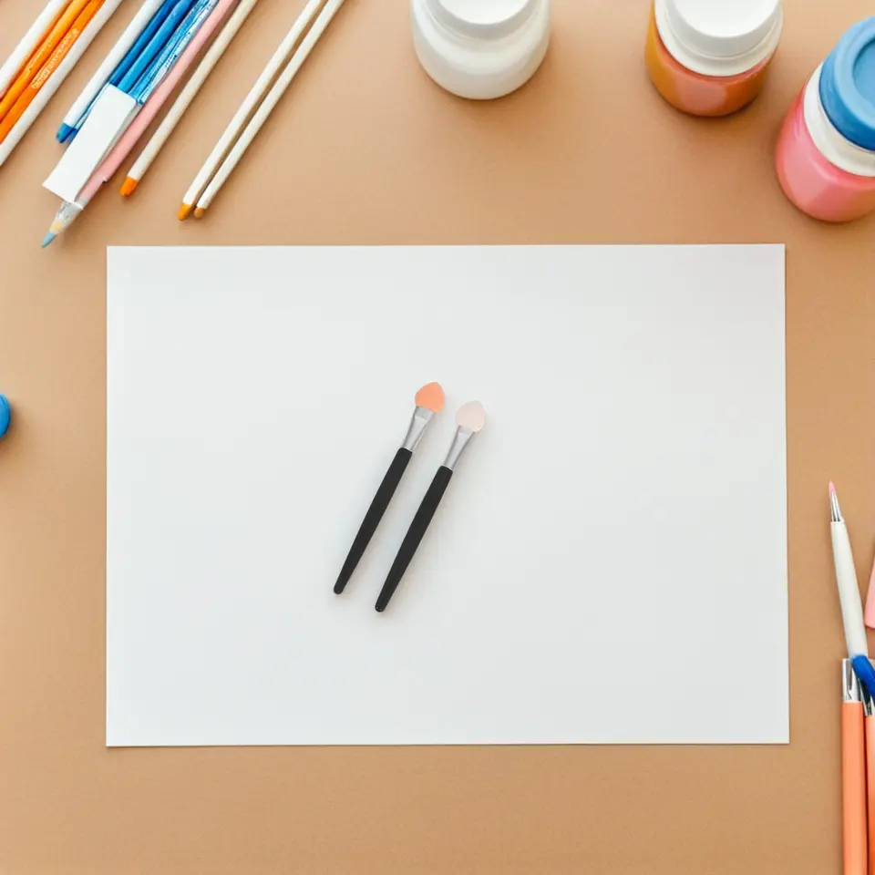 24 Applicatori di Spugna Pennelli per Sfumatura di Vernici a Inchiostro Dettagliate Piccoli Pennelli Dipingere Utensili Manuali per Pastelli di Pittura, DIY Scrapbooking Creazione di Carte