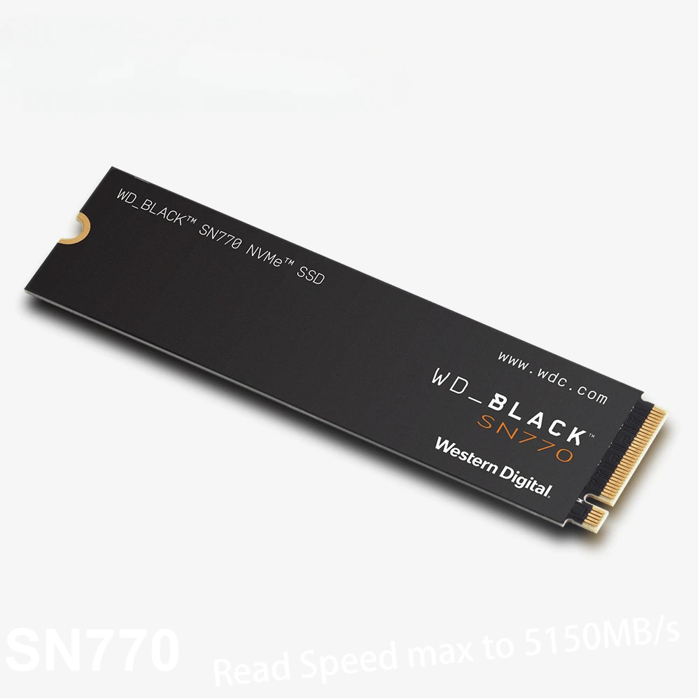 WD_BLACK™ SN850 NVMe™ SSD PCIe® Gen4 for PC or Laptop