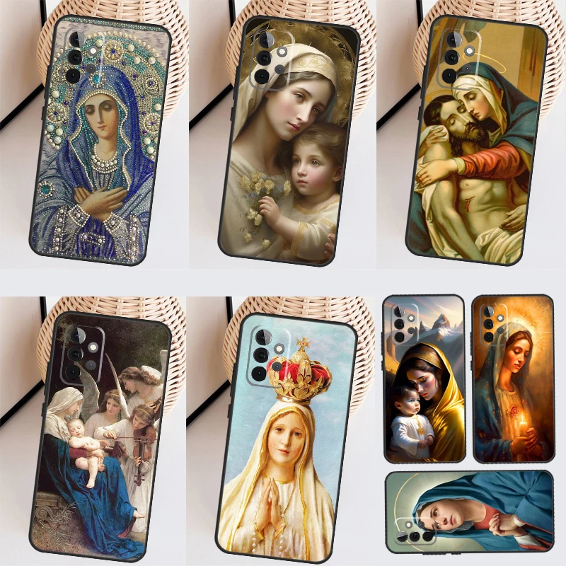 Custodia Virgin De Guadalupe Virgen Mary Per Samsung Galaxy A14 A24 A34 A54 A51 A71 A13 A23 A33 A53 A73 A12 A22 A32 A52 Coque