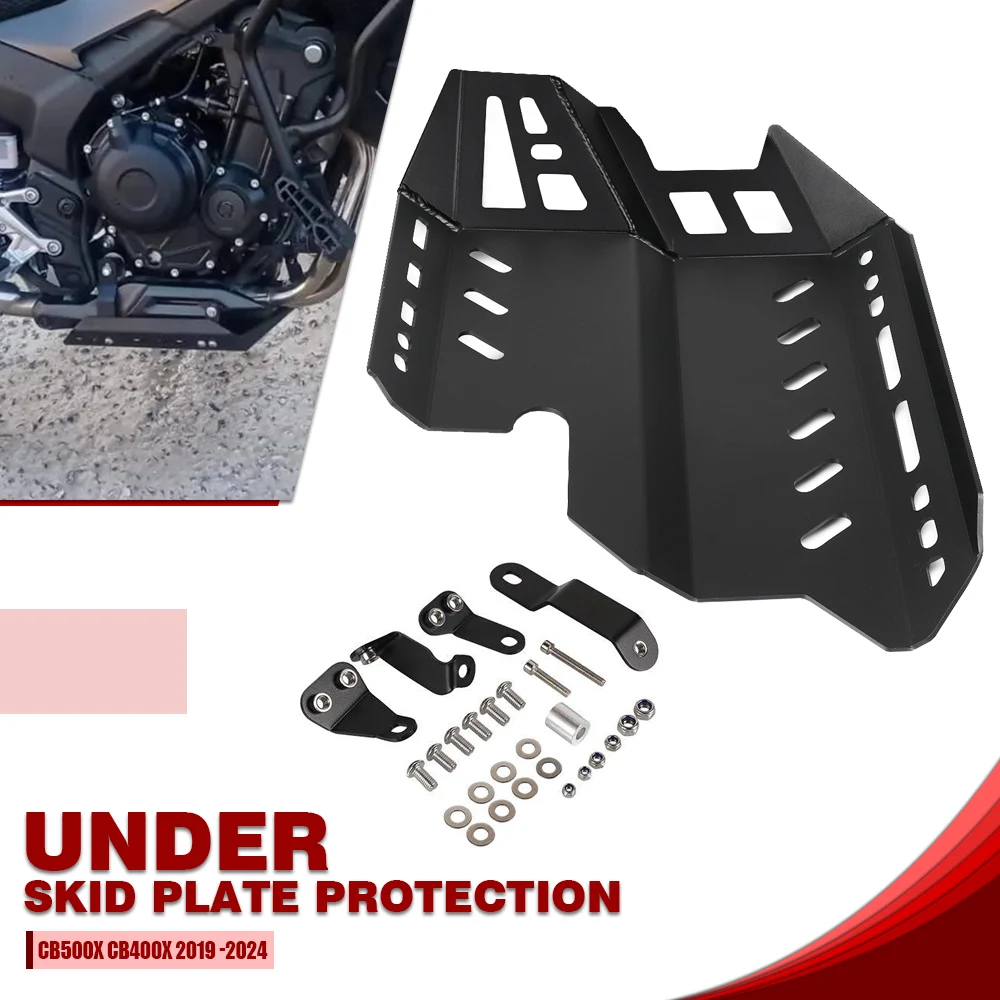 

For Honda CB500X CB400X CB500 CB400 X 2019 2020 2021 2022 2023 2024 Motorcycle Skid Plate Engine Case Chassis Protector Cover