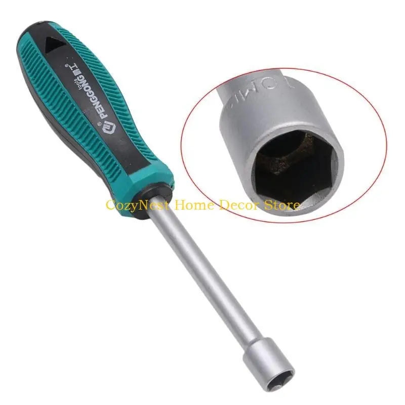 92MF 홈 장식 소켓 드라이버 렌치 헥스 너트 키트 리버 핸드 도구 5.5mm 부품