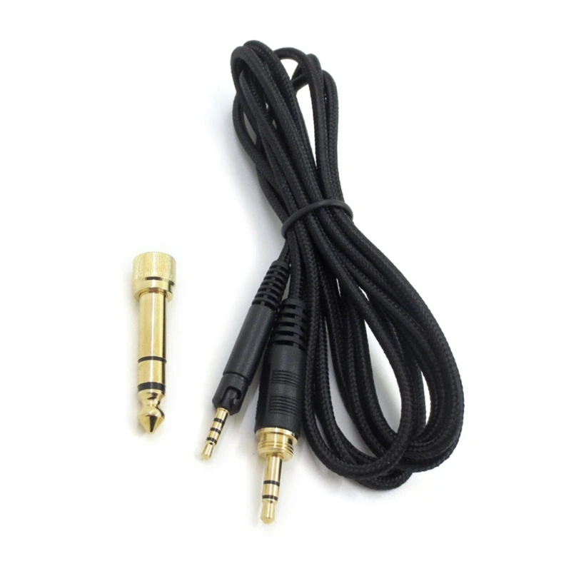 

Earphone Cable Headphone Adapter Splitter Headset Microphone Cord For HD598 HD599 HD569 Headphones 3.5mm B0KA