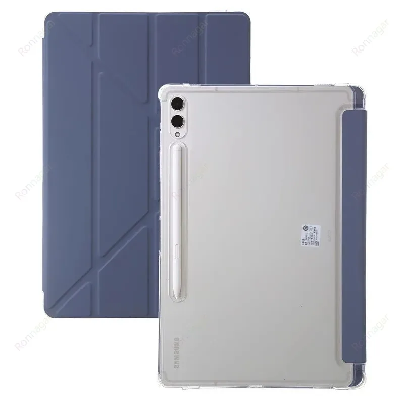 Galaxy Tab 12.4 Inch Enhanced Case with S Pen Holder and Multi-Angle Clear Back