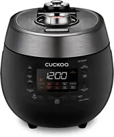 6-Cup (Uncooked) / 12-Cup (Cooked) Twin Pressure Rice Cooker & Warmer with Nonstick Inner Pot, 14 Menu Options 1