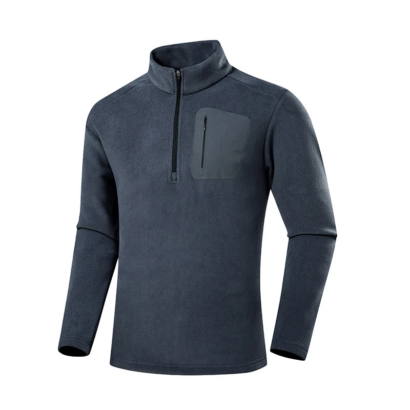 Men Polar Fleece Tactical Winter Sports Hood Caro Coat main image 1