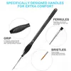 11pcs Fine Detail Paint Brush Set - Sturdy & Precise Miniature Brushes - Ideal for Warhammer 40k, Model & Art Painting 3